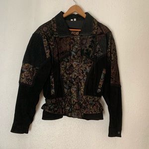 EURO TOP mond ofCA small women’s leather jacket